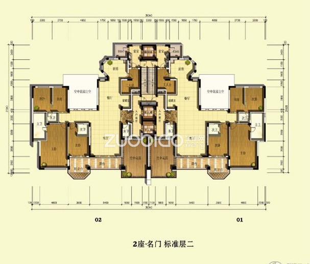 2座名门 标准层二